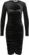 anytime Velvet bodycon jurk zwart