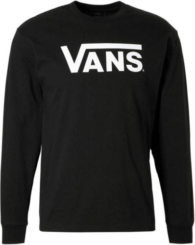 Vans longsleeve zwart