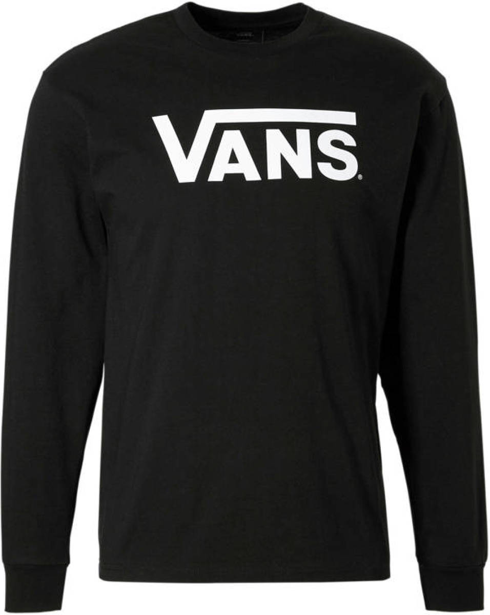 Vans longsleeve zwart