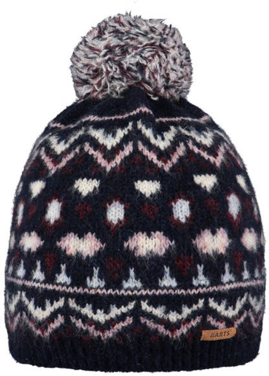 Barts muts Mayao met all-over print donkerblauw