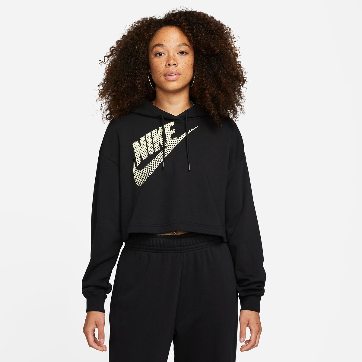 Nike Cropped hoodie met print