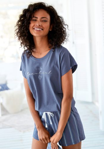 Vivance Dreams Shortama met frontprint