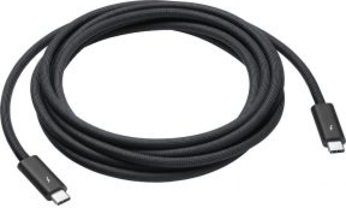Apple MWP02ZM/A Thunderbolt-kabel 3 m 40 Gbit/s Zwart