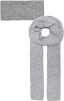 Only hoofdband + sjaal ONLLINEA grijs