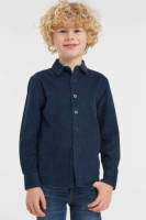 anytime corduroy overhemd navy