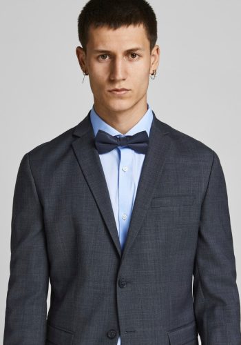 Jack & Jones vlinderstrik JACCOLOMBIA met textuur donkerblauw