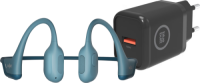 Shokz OpenRun Pro Blauw + BlueBuilt Oplader 18W