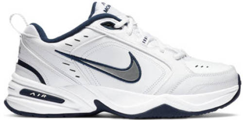 Nike Air Monarch IV fitness schoenen wit/zilver metallic