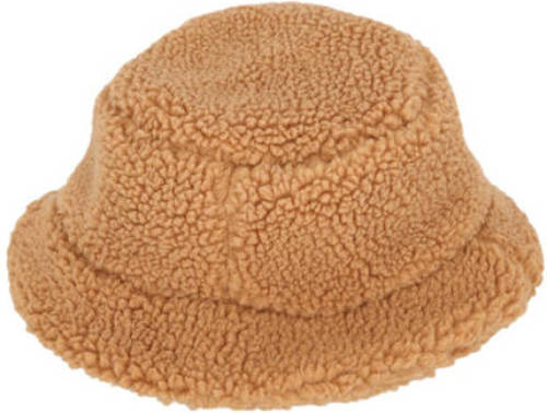 Sarlini teddy bucket hat camel