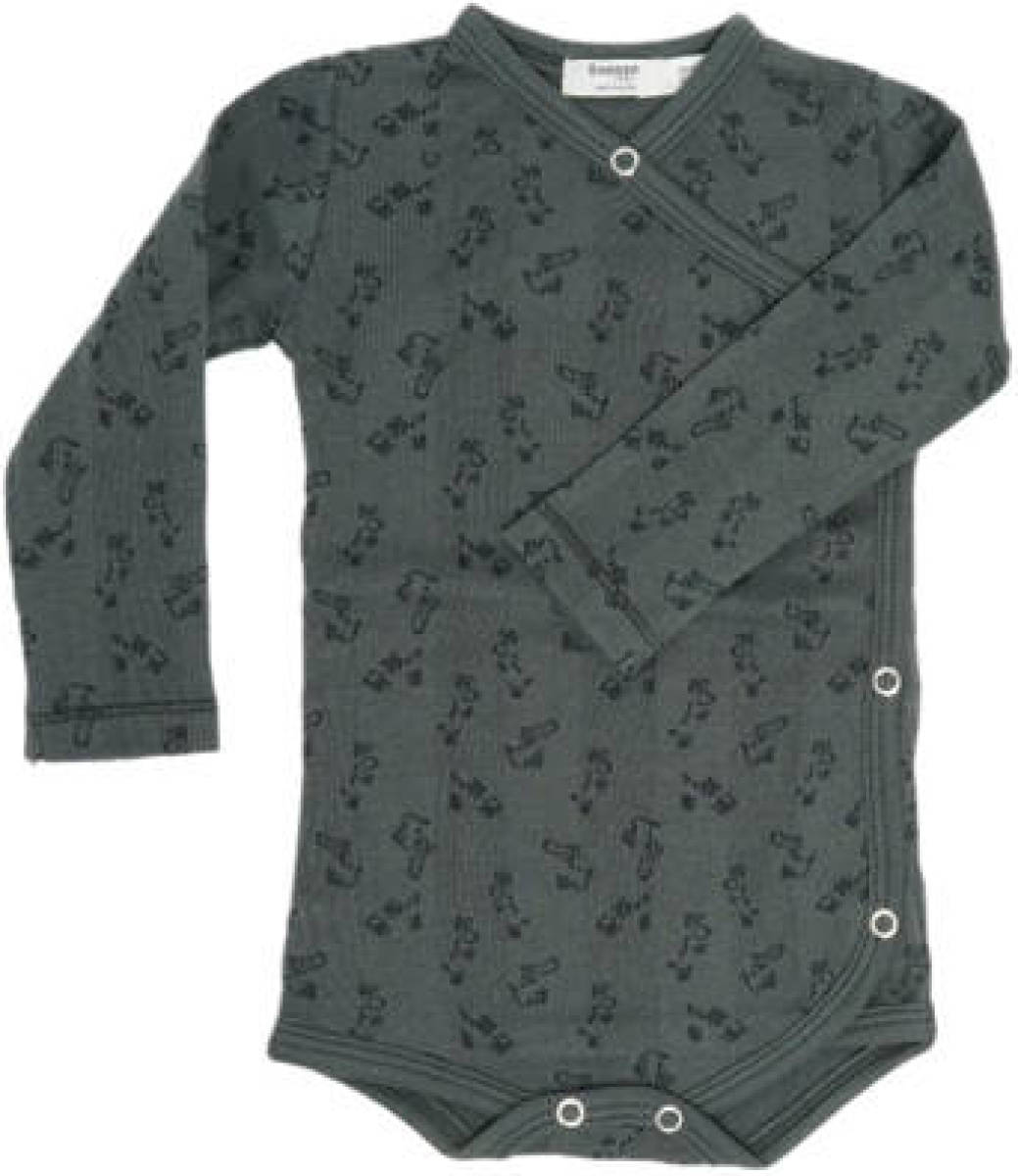 Snoozebaby romper Dark Green