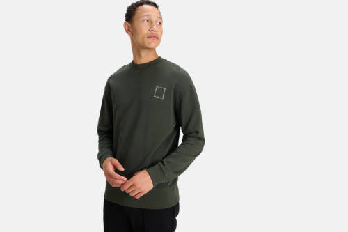 Shoeby Refill sweater donkergroen