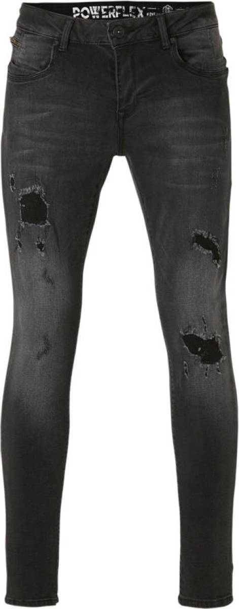Gabbiano skinny jeans Ultimo black destroyed