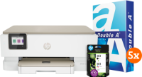 HP ENVY Inspire 7220e + 1 set extra inkt + 2.500 vellen A4 papier