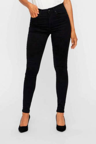VERO MODA high waist skinny jeans zwart