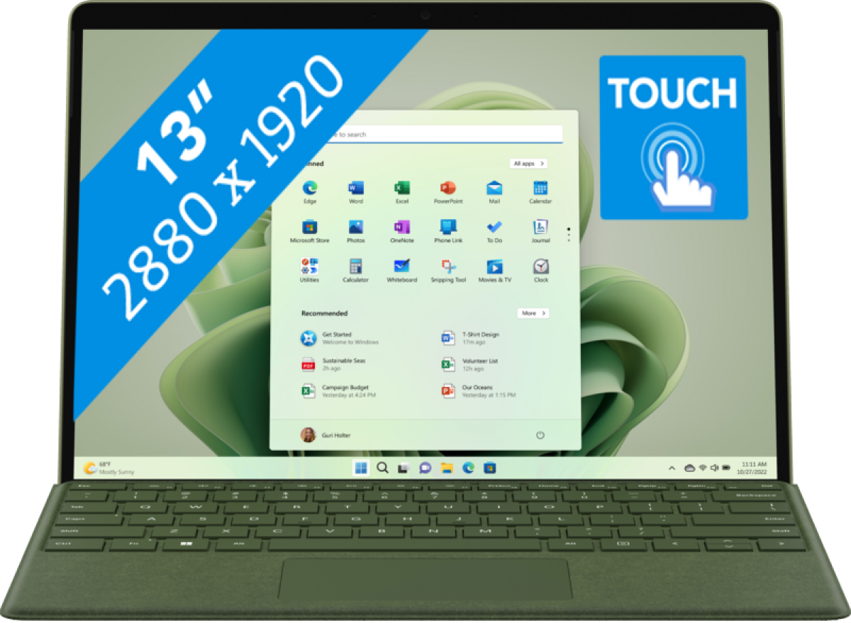 Microsoft Surface Pro 9 i5/8GB/256GB Forest