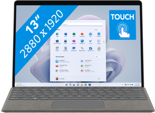 Microsoft Surface Pro 9 i5/8GB/256GB PLATINUM