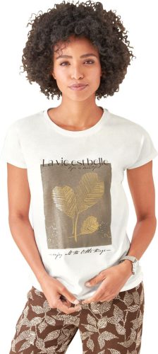 LINEA TESINI by Heine Shirt met korte mouwen Gedessineerd shirt (1-delig)