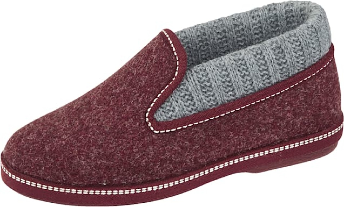 Pantoffel Naturläufer Bordeaux