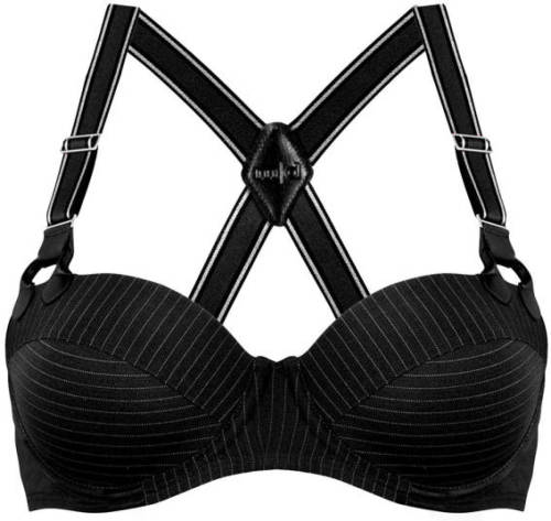 marlies|dekkers Signature voorgevormde beugelbh Gloria met krijtstreep zwart