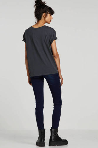 VERO MODA slim fit jeans donkerblauw