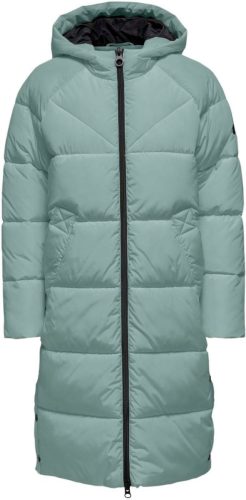 Only Doorgestikte jas ONLAMANDA LONG PUFFER COAT met een capuchon