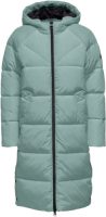 Only Doorgestikte jas ONLAMANDA LONG PUFFER COAT met een capuchon