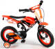 Volare Motorbike 12 inch kinderfiets orange