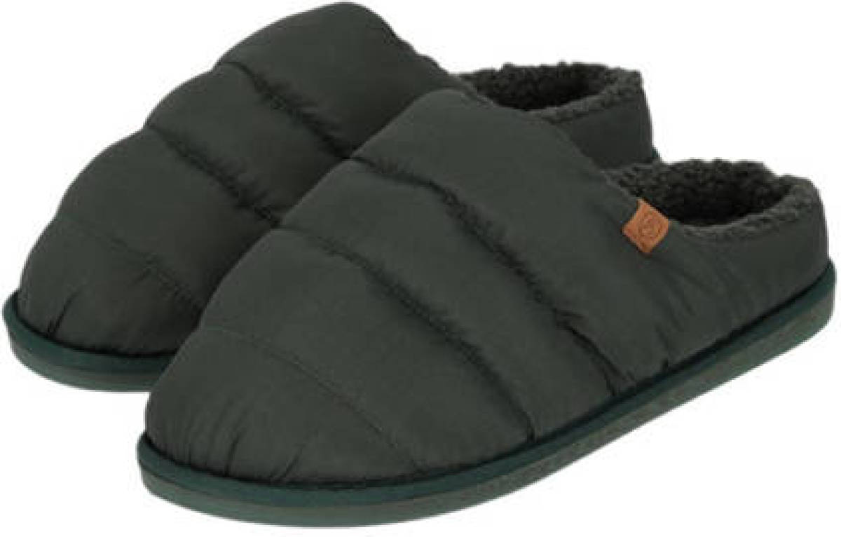 Apollo pantoffels donkergroen