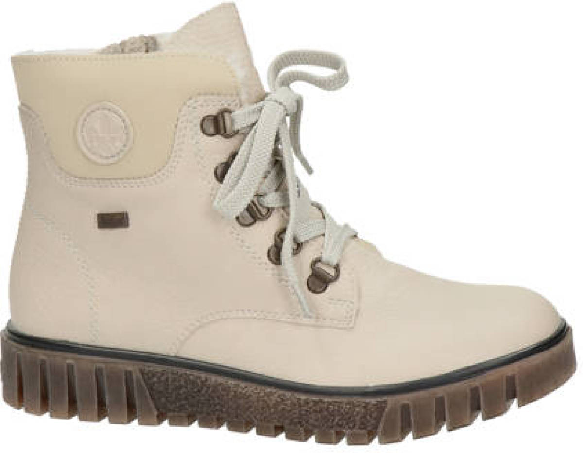 Rieker veterboots ecru