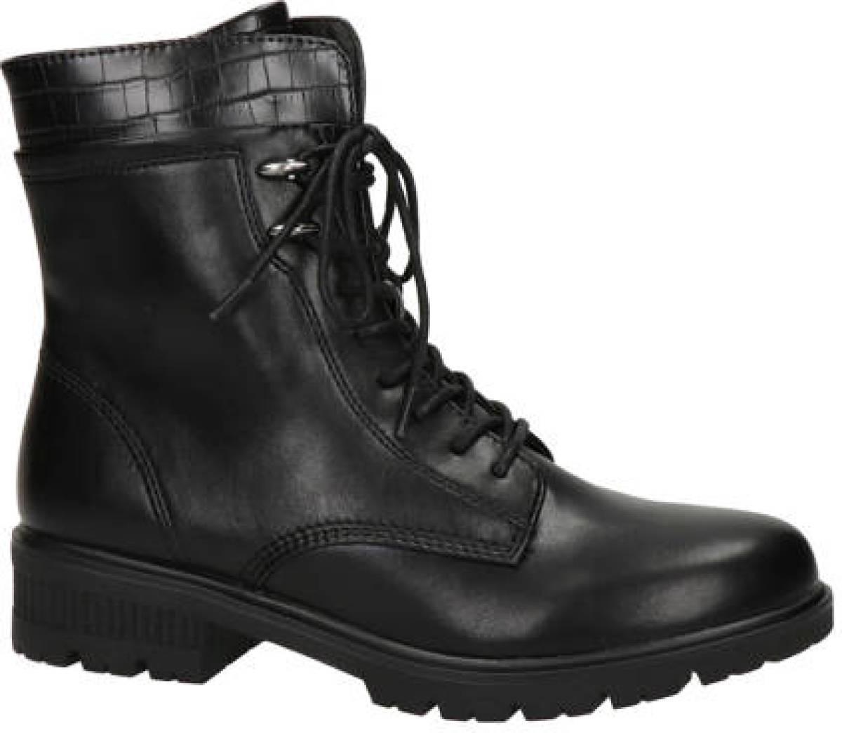 Tamaris veterboots zwart