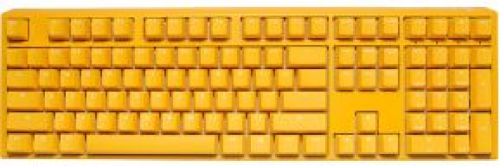 Ducky One 3 Yellow Gaming Tastatur RGB LED - MX-Clear US toetsenbord USB Amerikaans Engels Geel