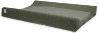Jollein gebreide aankleedkussenhoes 50x70 cm Pure Knit Leaf Green GOTS