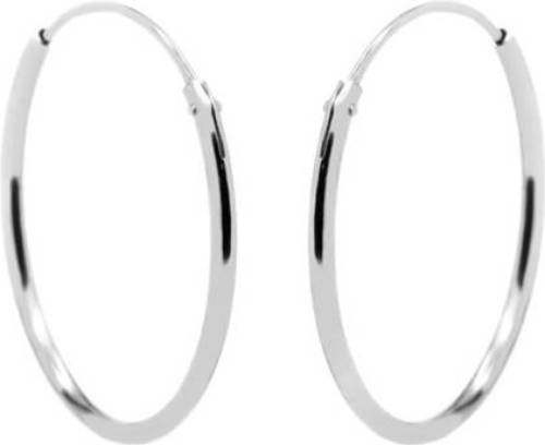 KARMA Jewelry sterling zilveren oorbellen Plain Ø 2 cm