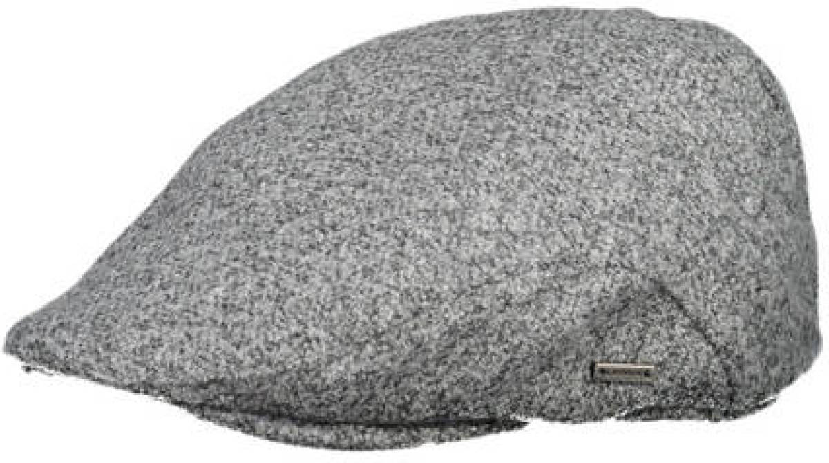 LERROS flatcap gemeleerd grijs
