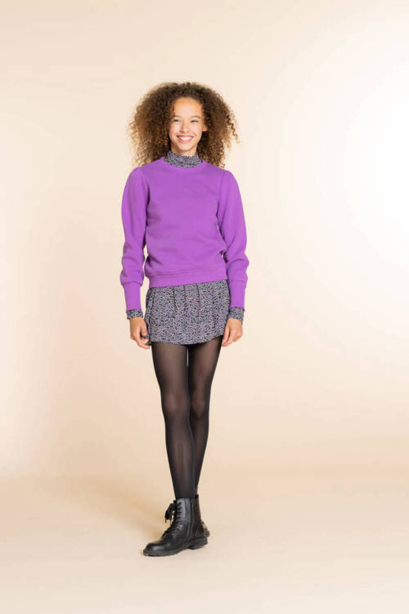 Geisha sweater paars
