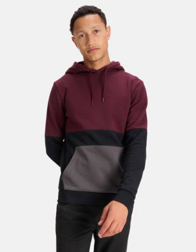 Shoeby Refill hoodie zwart/donkerrood