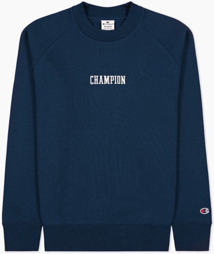 Champion Sweater met ronde hals, geborduurd klein logo, Bookstore