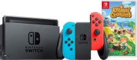 Nintendo Switch Rood/Blauw + Animal Crossing New Horizons