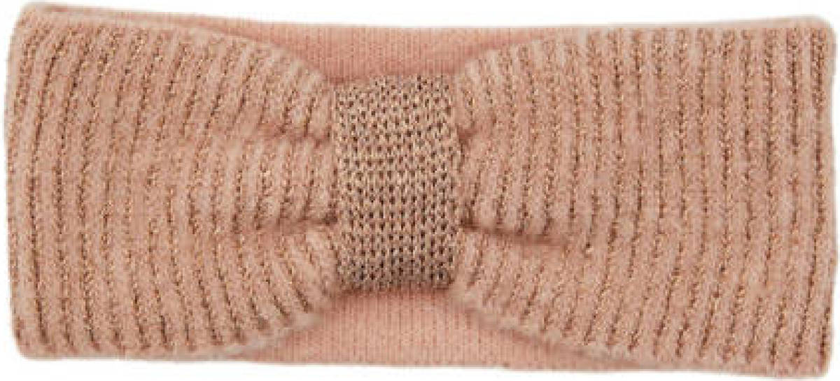 PIECES KIDS hoofdband LPALISA met lurex roze