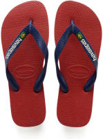 Havaianas Brasil Logo teenslippers rood/blauw