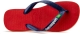 Havaianas Brasil Logo teenslippers rood/blauw