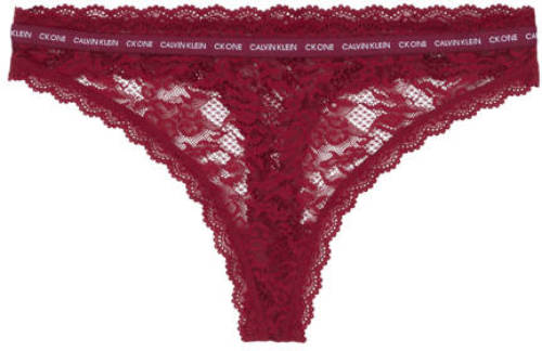 Calvin klein UNDERWEAR string donkerrood