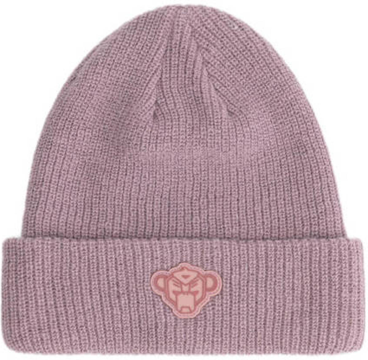 BLACK BANANAS gebreide muts Anemone met logo lichtroze