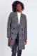 Cache Cache geruite coat grijs/ecru