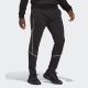 adidas Performance fleece joggingbroek zwart/zilver