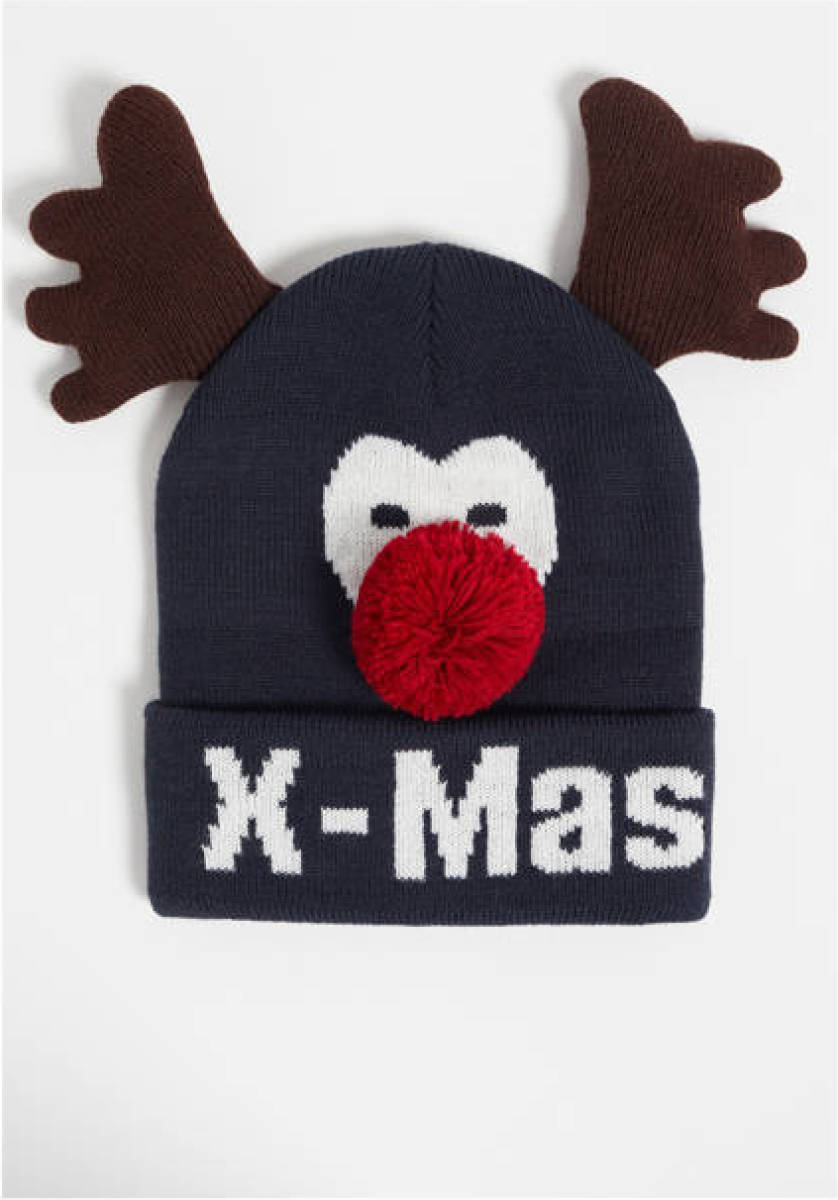 WE Fashion foute kerst muts rendier donkerblauw