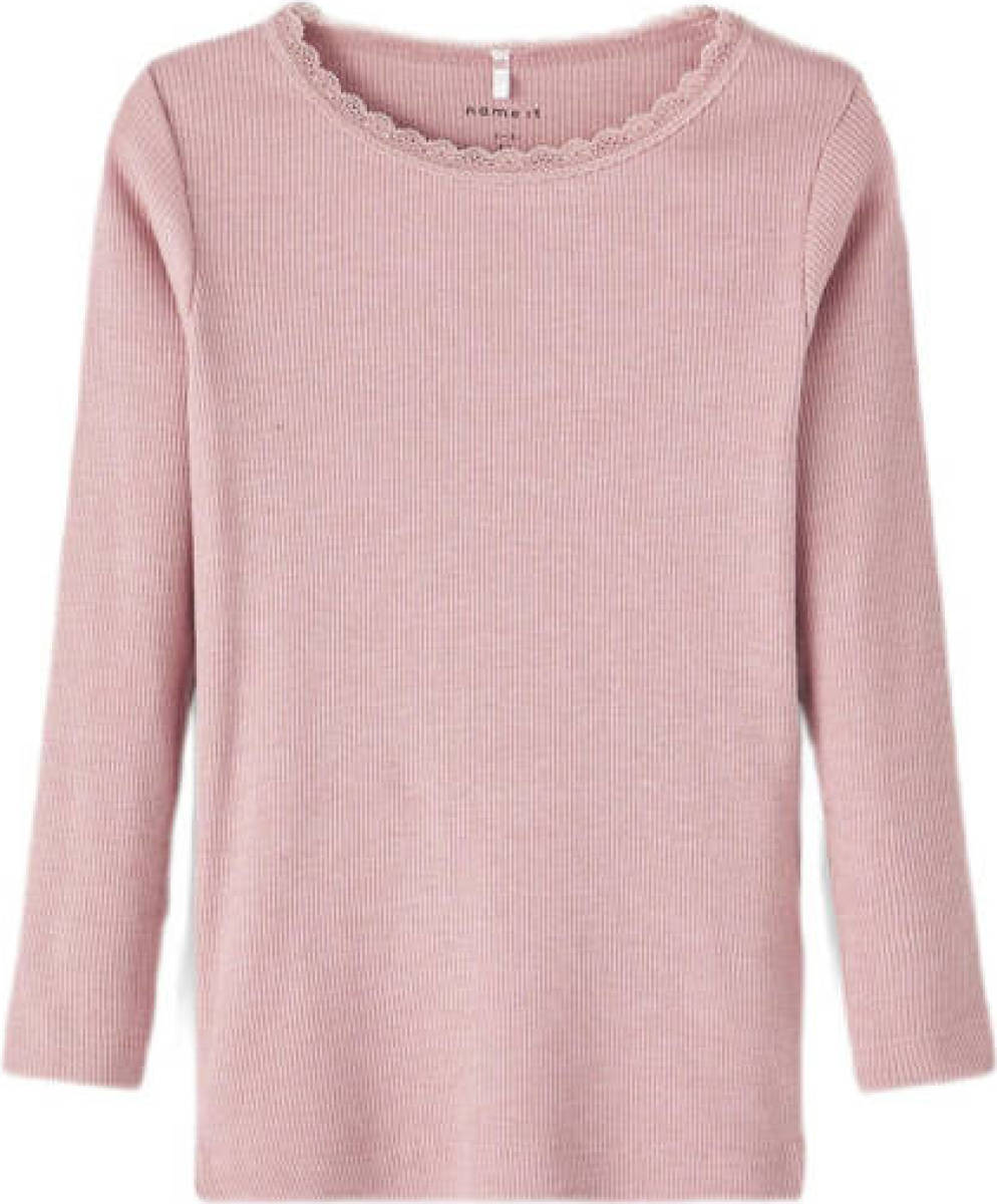 NAME IT MINI ribgebreide longsleeve NMFKAB mauve