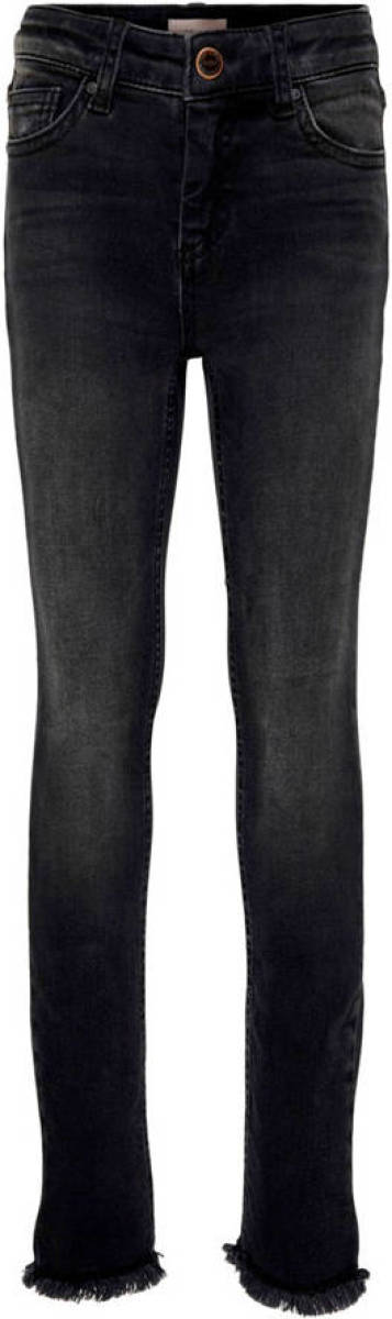 KIDS Only skinny jeans Blush met slijtage