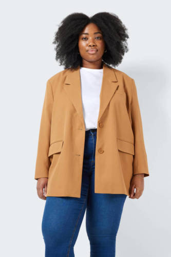 NOISY MAY Curve blazer NMMILLA camel