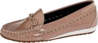 Mocassin met karakteristieke mocassinnaad Liva Loop Oudroze